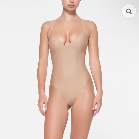 SKIMS Other - SKIMS Body Super Push-up Thong Bodysuit Clay Size 2X